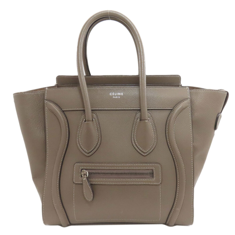 Celine Luggage Micro Handbag, Calfskin, Women's